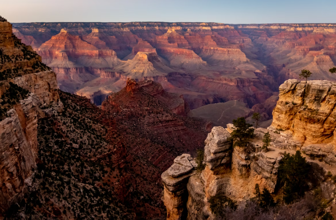 A breathtaking view of the Grand Canyon